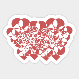 The Hidden Heart In the Mess Sticker